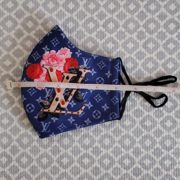 Blue Handmade Face Mask - Picture 2 of 5